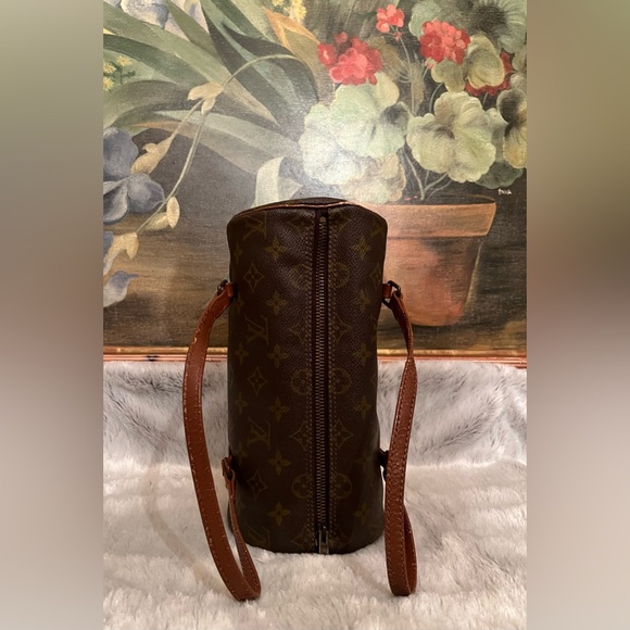 LOUIS VUITTON PAPILLON BROWN BARREL BAG CHAIN NOT INCLUDED - Picture 4 of 15